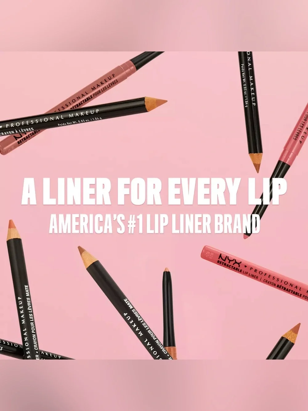 NYX Retractable Lip Liner - Red, NEW